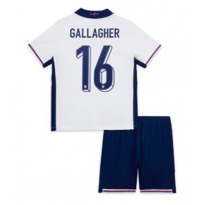 England Conor Gallagher #16 Hemmaställ Barn EM 2024 Kortärmad (+ Korta byxor)